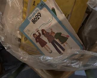 Vintage sewing patterns