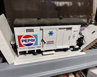 Vintage Pepsi advertising items. 