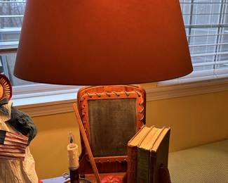 Vintage teacher themed lamp