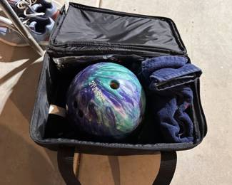 Bowling Ball and Bag