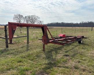 6 BALE GOOSENECK HAY TRAILER