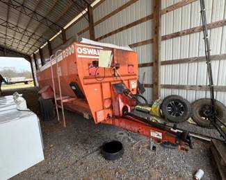 OSWALT D300 HAY SAW BALE PROCESSOR