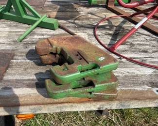 3 JOHN DEERE SUITCASE TRACTOR WEIGHTS