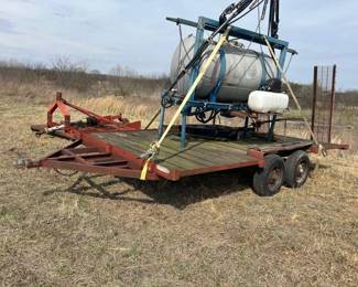 8X15 BUMPER PULL TRAILER