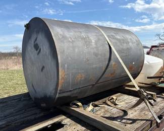 ROUND METAL FUEL TANK