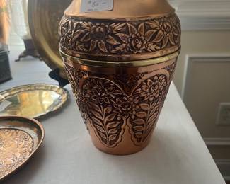 Brass vase