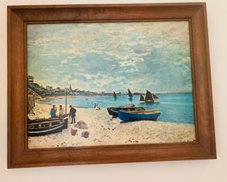 Claude Monet vintage framed print