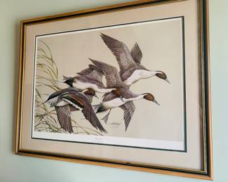 signed print by Art LaMay "Sprig Time"