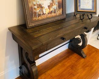 Magnussen Tinley Park farmhouse console table