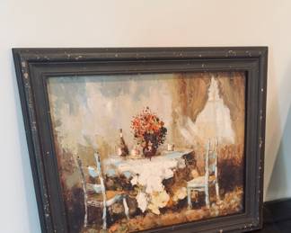 original painting in the style of the Impressionists