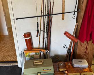 Vintage fishing gear 