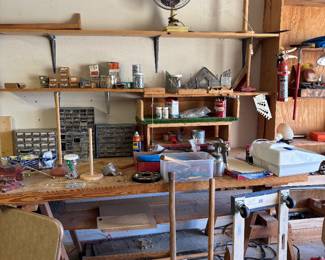 Workshop with many tools (so many)