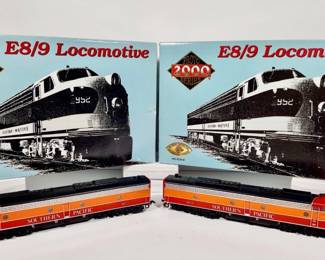 Two Proto 2000 Series E8/9 Locomotive South Pacific 6054 and 6052