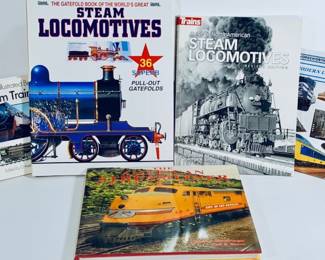 Five Steam Locomotive Books