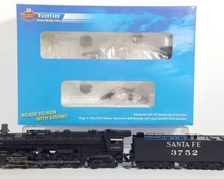 Broadway Limited Blue line ATSF 4-8-4 #3752