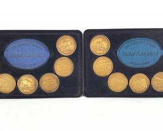 Dream Plan Build Railroad Collector Series Medallion Duo