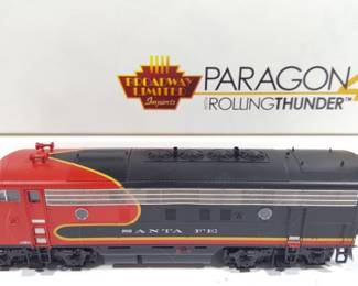 Broadway Limited Paragon 4 EMD F3 A-Unit ATSF 2234 "Black Bonnet"