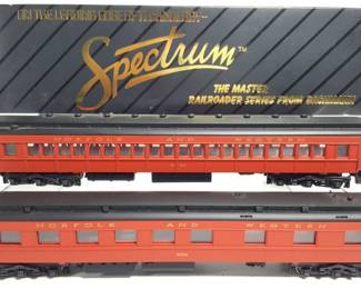 Bachmann Spectrum Norfolk & Western Coach & Diner Passenger Cars