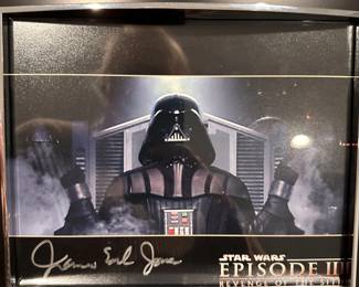 James Earl Jones Signed Star Wars card