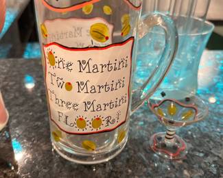 Decorative Martini pitcher