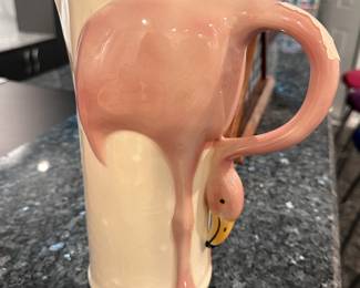 Flamingo pitcher