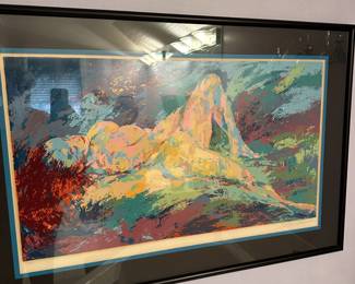 Leroy Nieman "Homage to Boucher" signed and numbereed