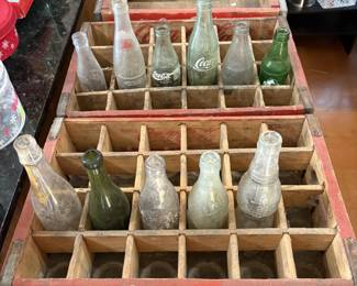 coke bottles / coke crates