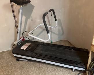 Serviceable treadmill.
