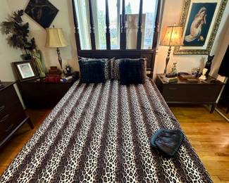 Full size bed built for a queen!