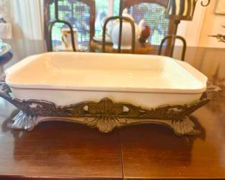 Rare Arthur Court hollowware casserole serving dish.