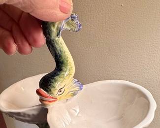 Tiffany fish trinket dish.