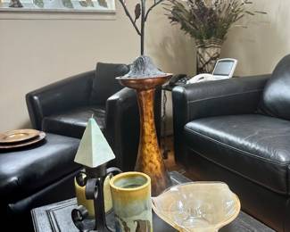 Square coffee table.