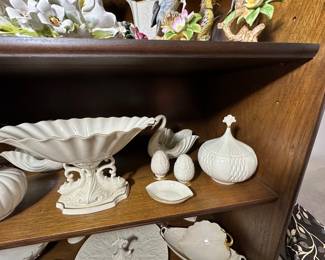 Lenox serving pieces & decorative pieces.