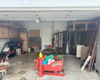 Garage full of useful items.