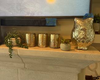 Mercury glass assorted items