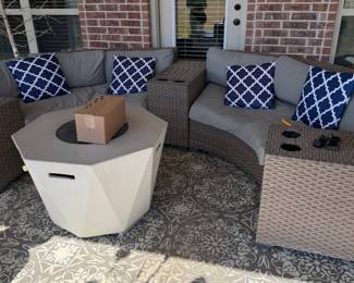 Outdoor furniture and Fire Pit