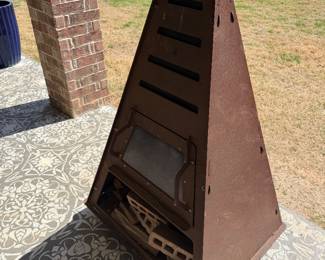 Metal grill cooker heater