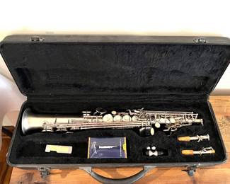 Soprano Saxophone in the case 