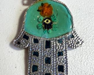Decorative Hamsa Hand Amulet 