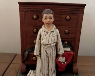 Norman Rockwell,figurine 