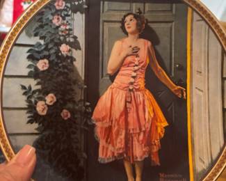 Rockwell’s rediscovered women’s collection plate