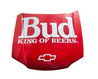 Budweiser Racing Hood Panel