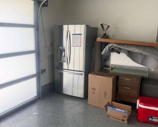 Fridge and household items