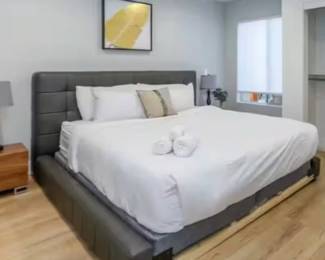 King bedroom furniture set and night stands