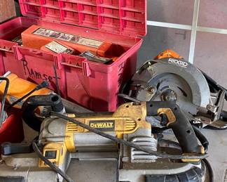 POWER TOOLS-RIGID, DEWALT AND MORE