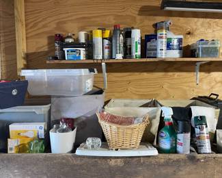 SPRAY PAINT, CLEANERS