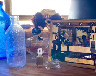 VINTAGE MEDICINE BOTTLES, OLD PERFUME BOTTLES 