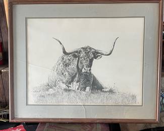 LONGHORN PRINT