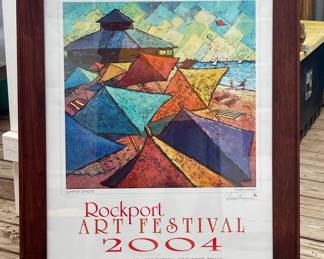 2004 ROCKPORT ART FESTIVAL SIGNED NUMBERED PRINT