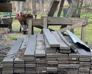 BOARDS, SAW HORSES